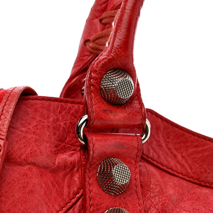 Balenciaga Agneau Giant 21 Silver Hardware City Rouge Coquelicot 13 of 17