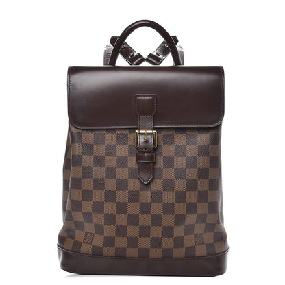Louis Vuitton Damier Ebene Soho Backpack 2 of 23