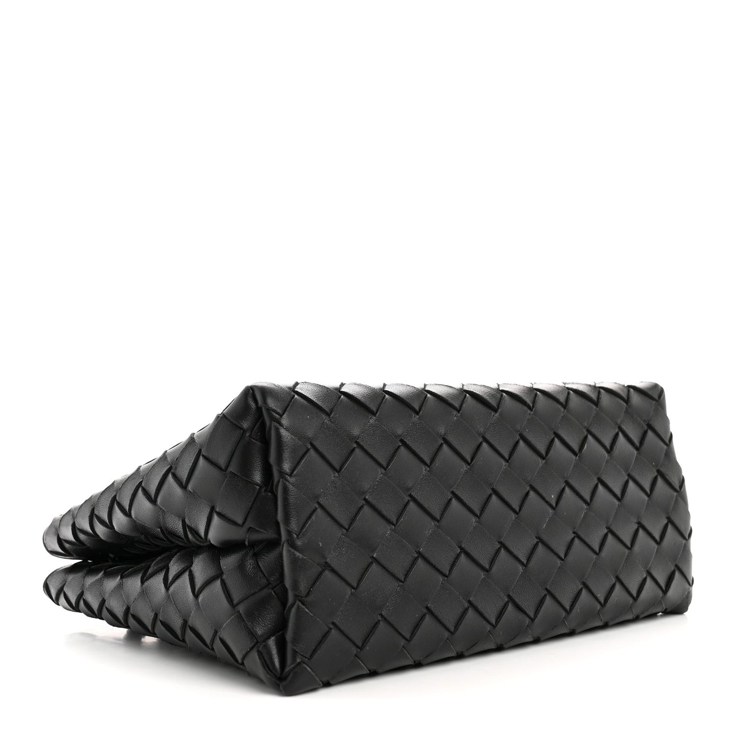 Nappa Intrecciato Small Andiamo Shoulder Bag Black
