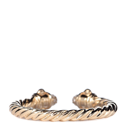 David Yurman 18K Yellow Gold Diamond Renaissance Ring 49 5 3 of 4