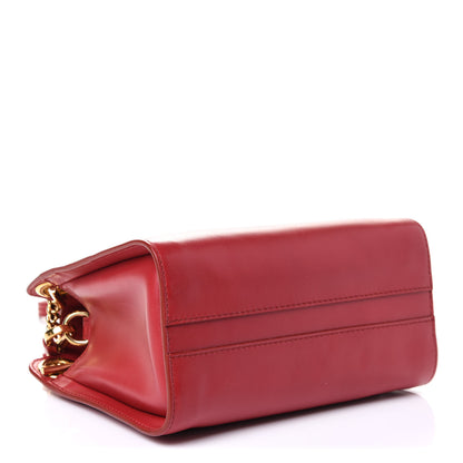 Chloe Shiny Calfskin Mini Annie Shoulder Bag Dreamy Red 4 of 5