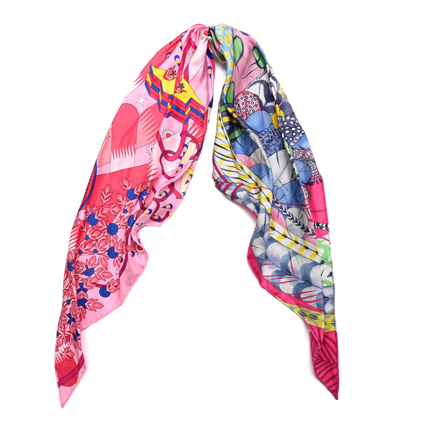 Silk Ring Scarf Rose