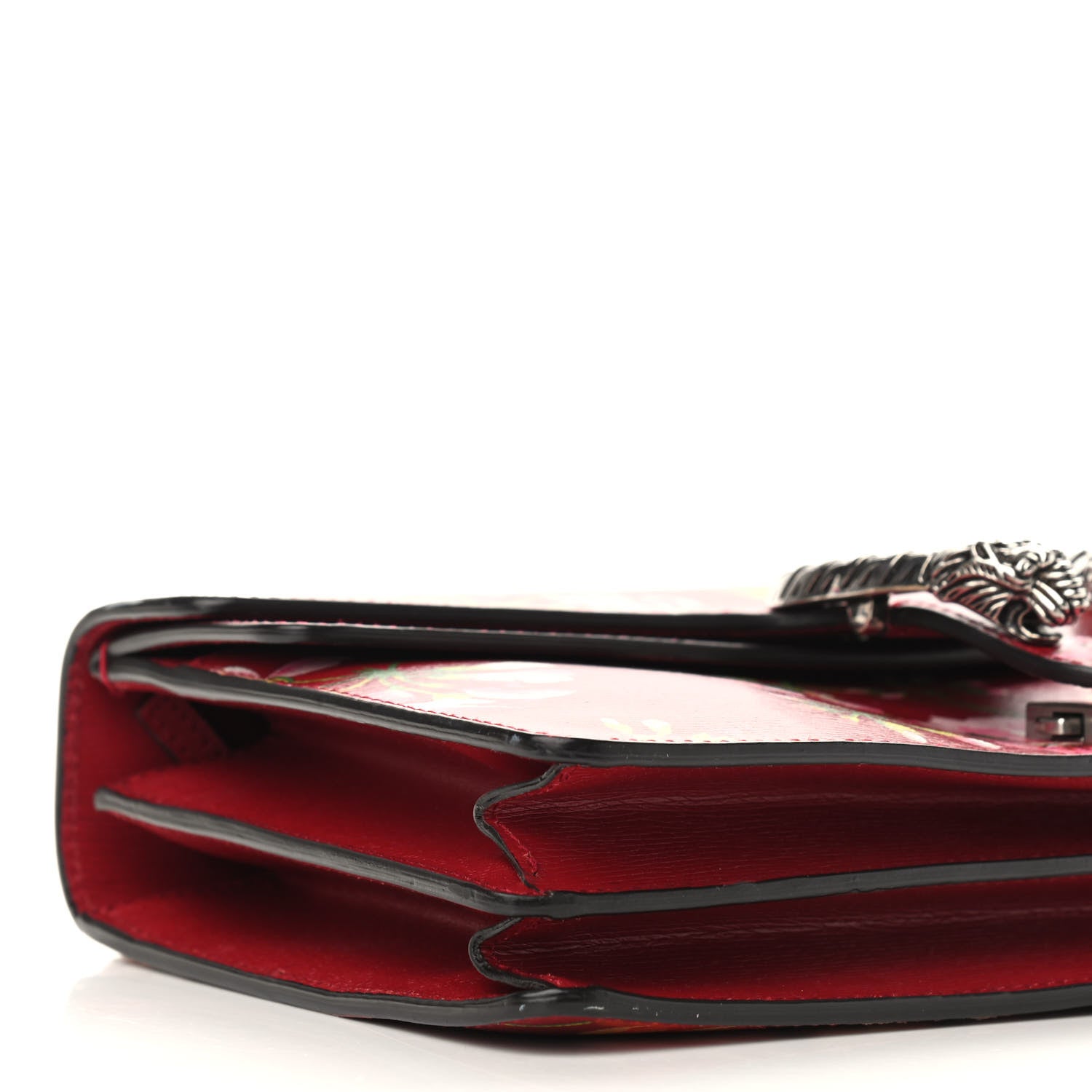 Gucci Calfskin Blooms Print Small Dionysus Shoulder Bag Romantic Cherry Multicolor 9 of 10