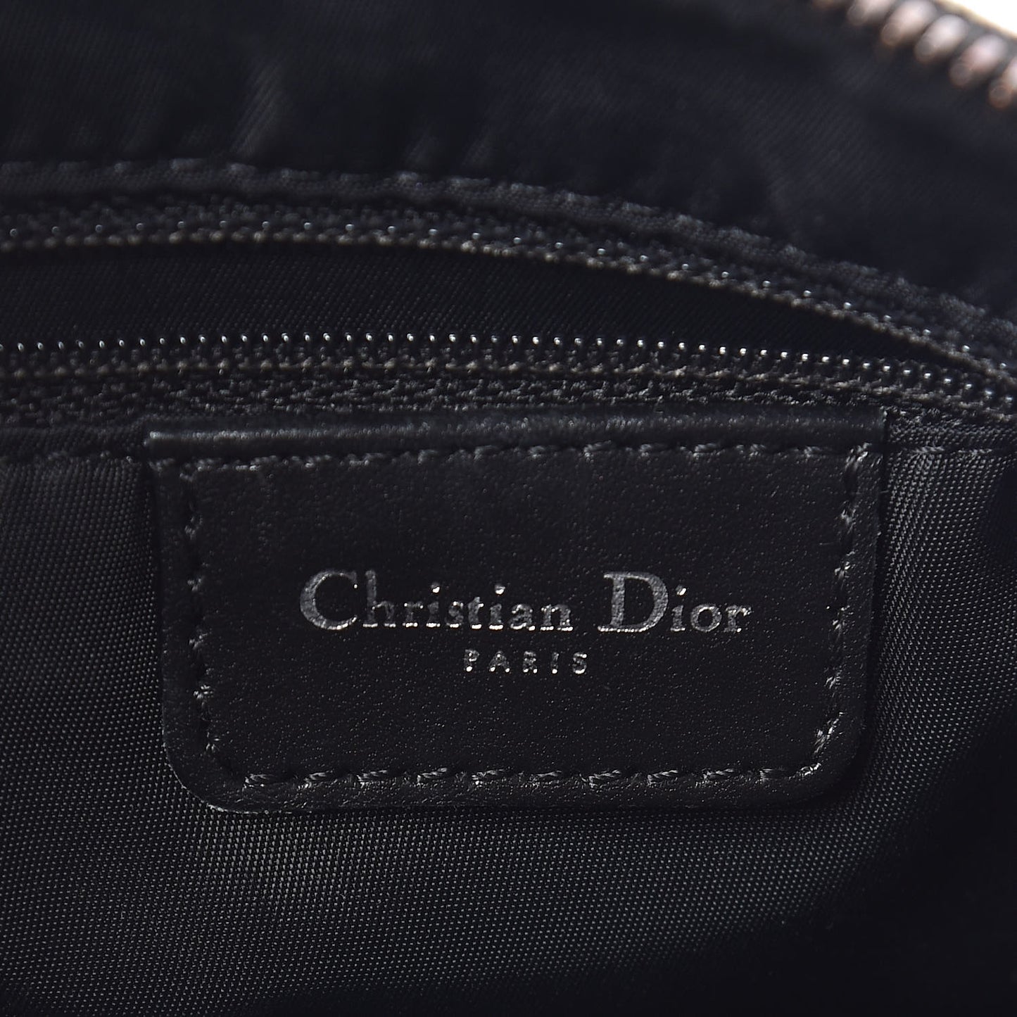 Monogram Double Saddle Bag Black