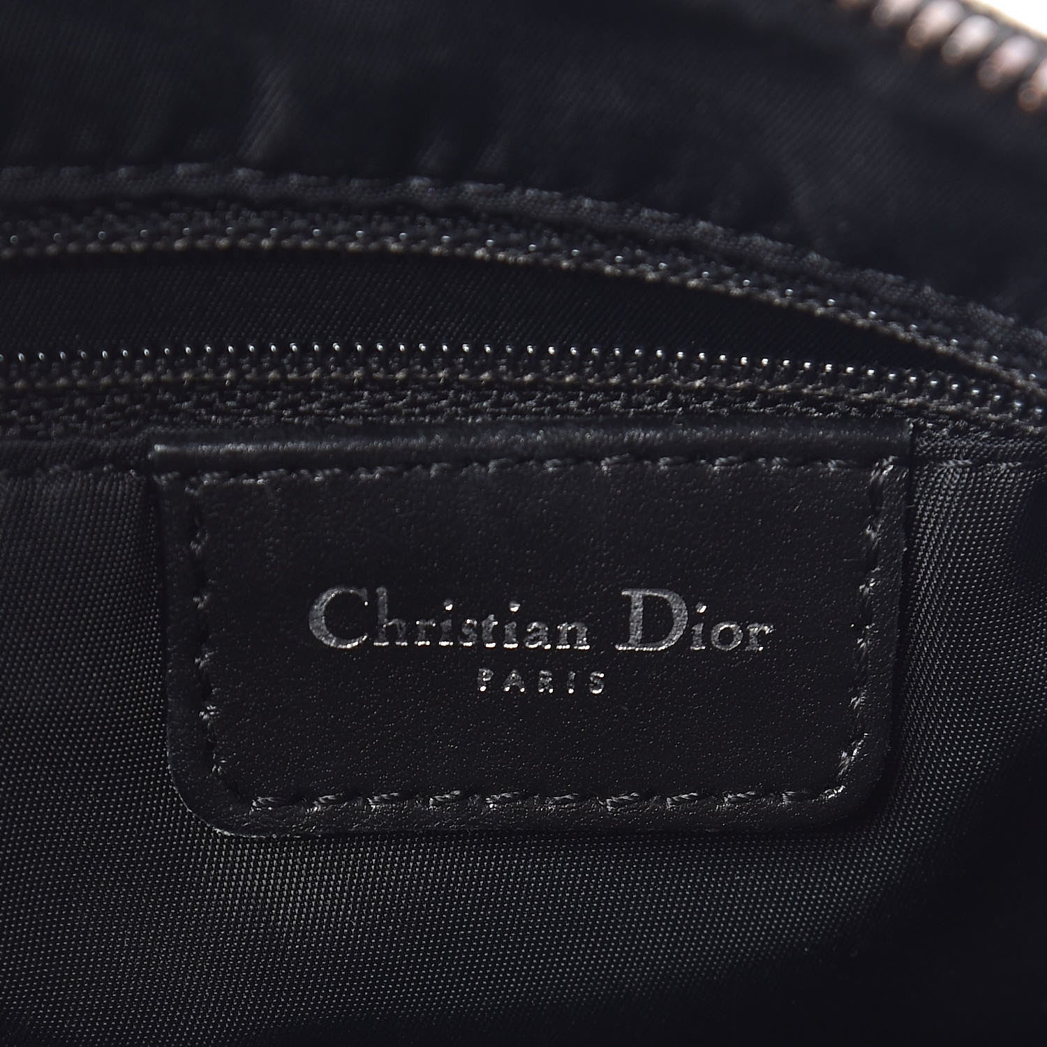 Christian Dior Monogram Double Saddle Bag Black 6 of 9