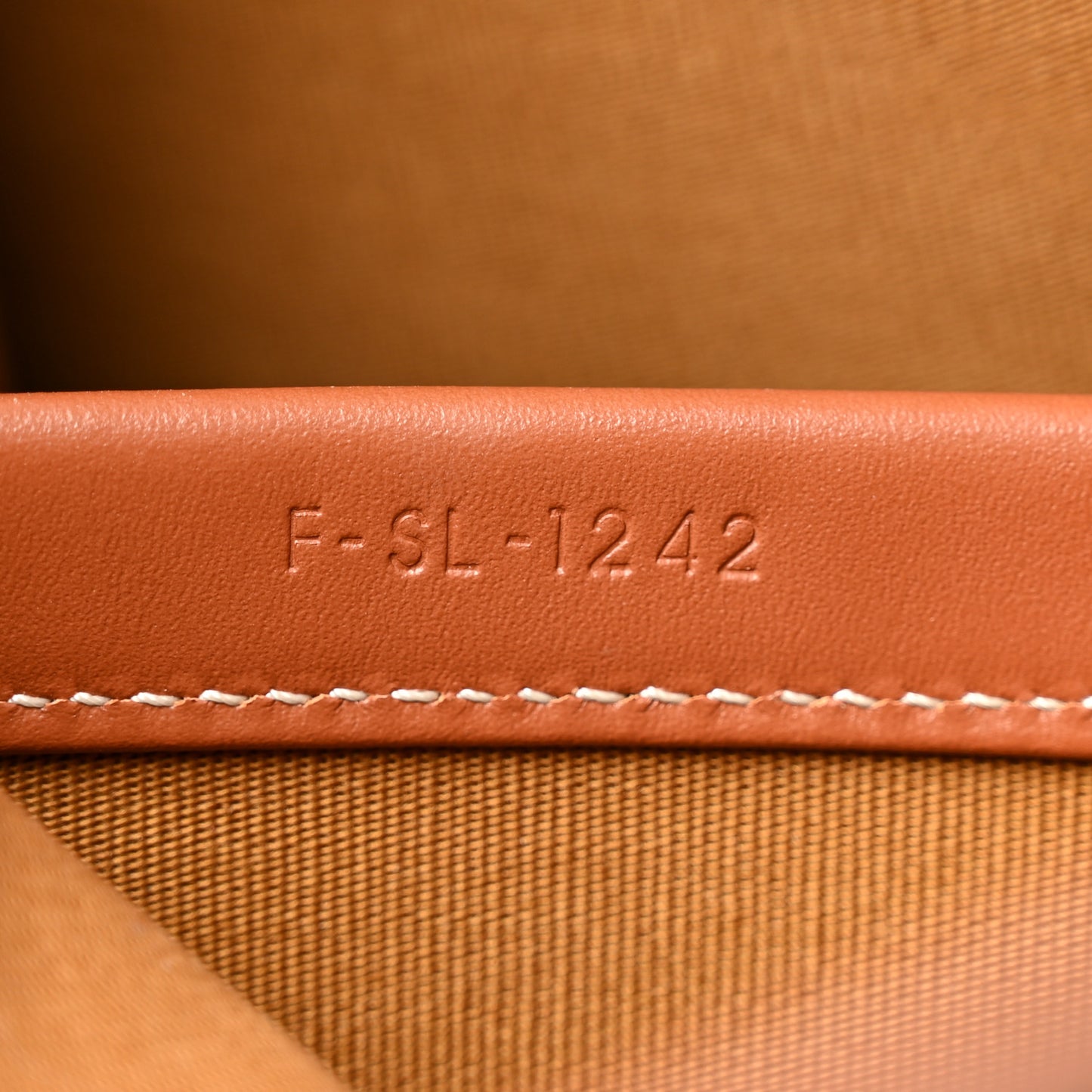 Triomphe Canvas Calfskin Mini Horizontal Cabas White