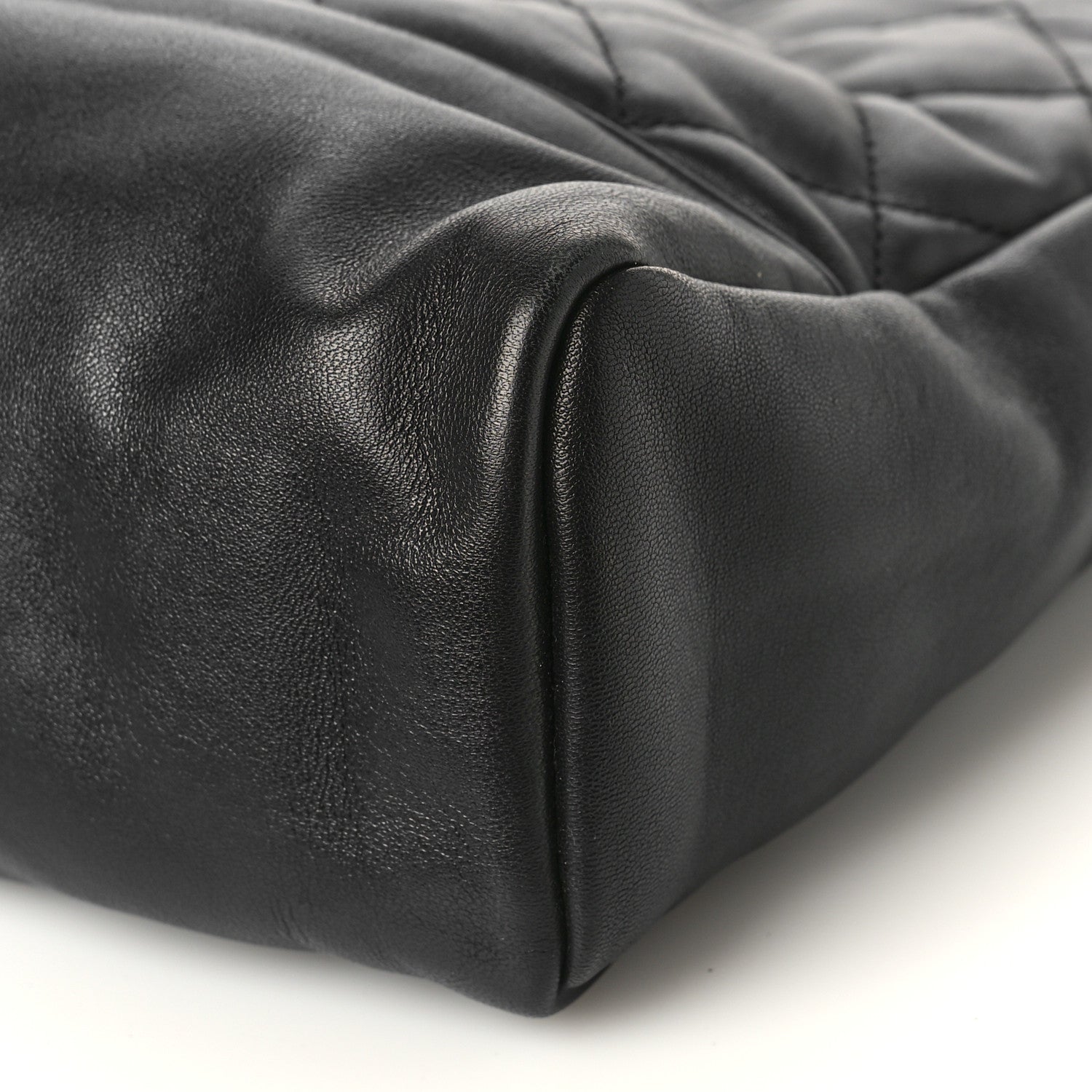 Chanel Lambskin Quilted Large 31 Shopping Bag Black 9 of 9