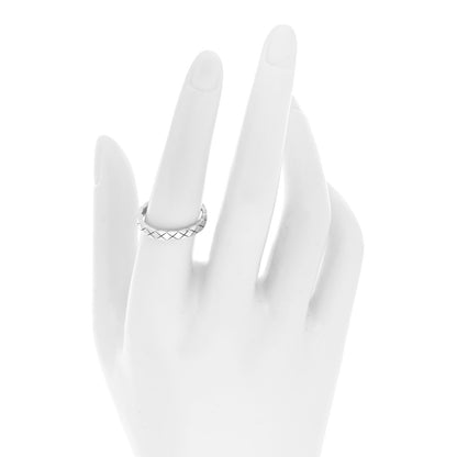 Chanel 18K White Gold Mini Coco Crush Ring 56 7.5 2 of 5