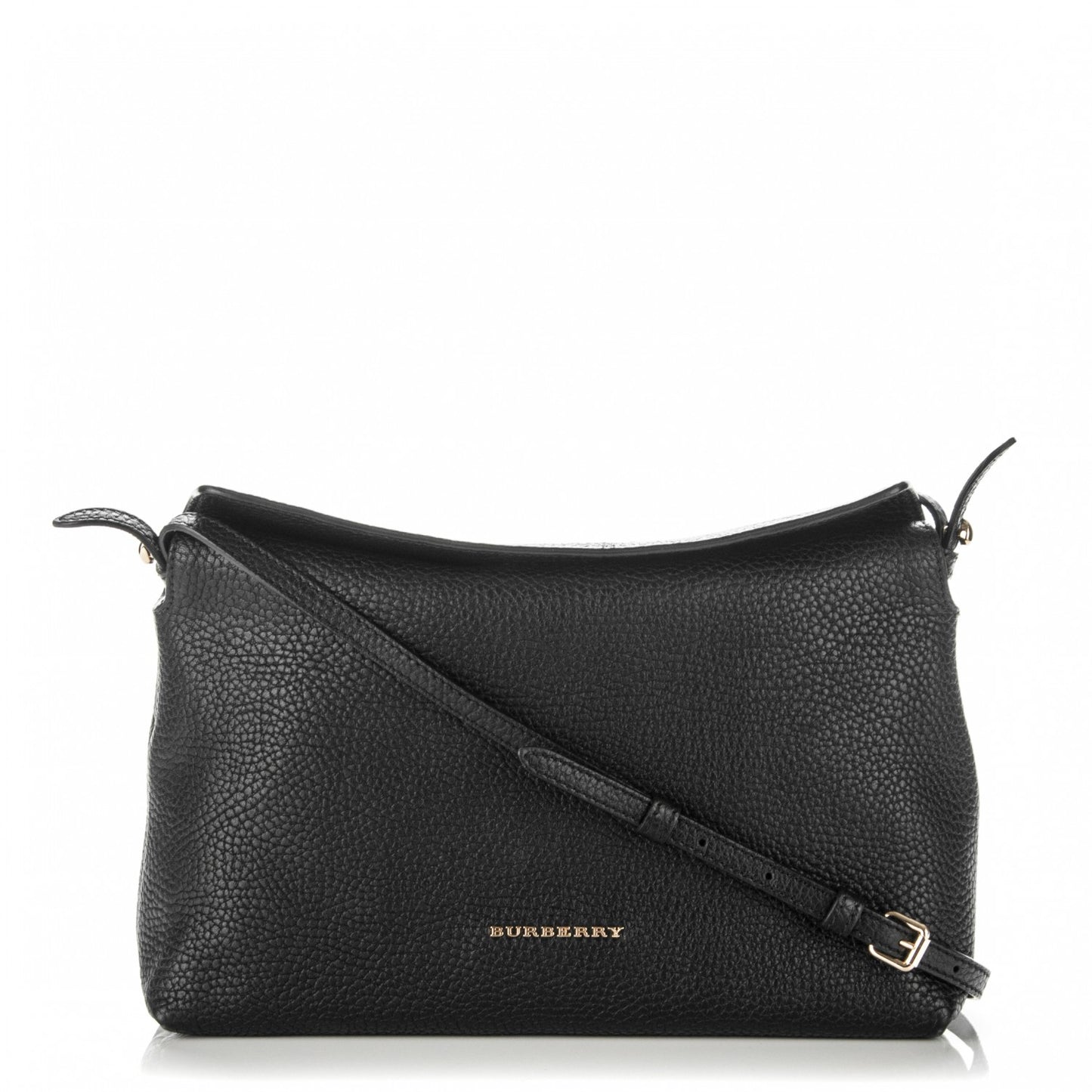 London Grainy Calfskin Small Leah Black