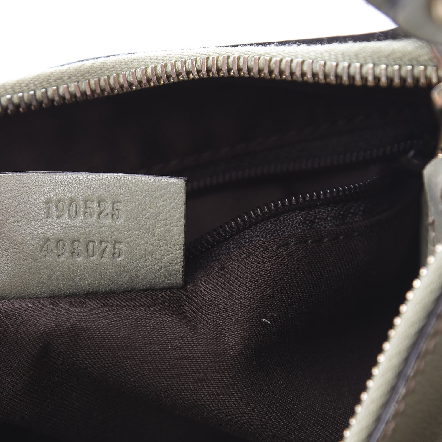 Gucci Monogram Medium D Gold Ring Hobo Mint Green 7 of 15
