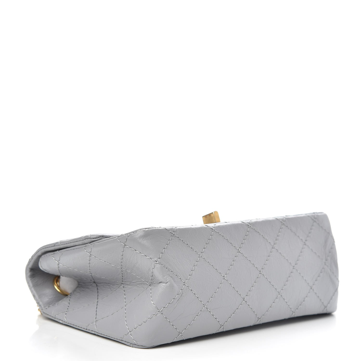 Chanel Aged Calfskin Quilted 2.55 Reissue Mini Flap Grey 5 of 10