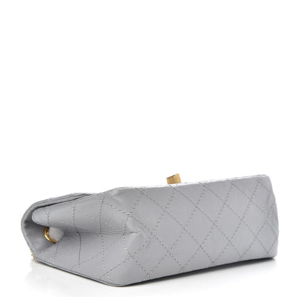 Chanel Aged Calfskin Quilted 2.55 Reissue Mini Flap Grey 5 of 10