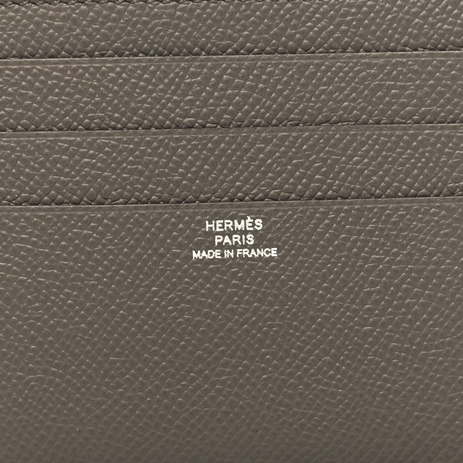 Hermes Epsom City 8CC Card Holder Etain 7 of 7