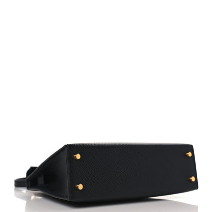 Hermes Epsom Mini Kelly Sellier 20 Black 4 of 10