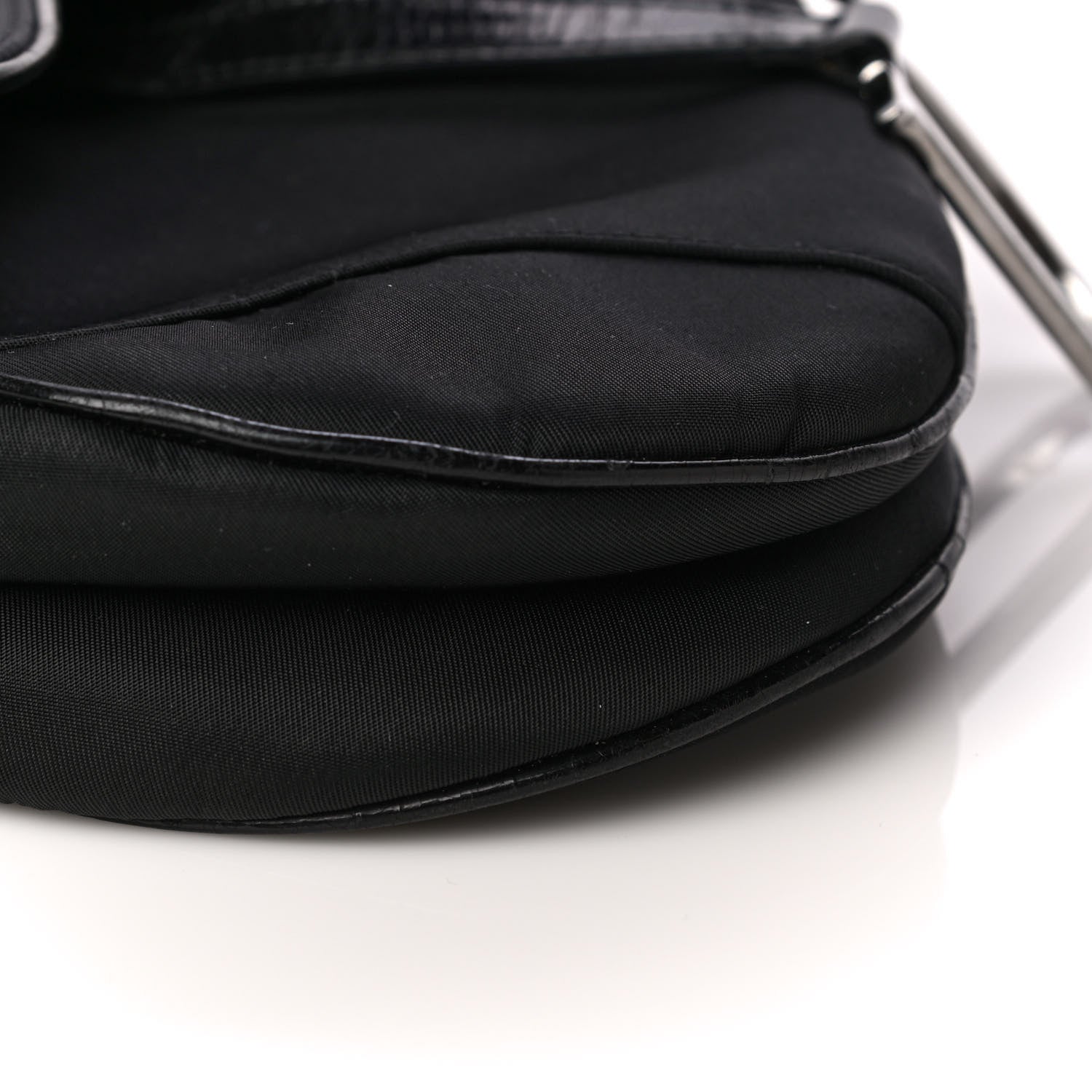 Christian Dior Nylon Saddle Bag Black 7 of 9