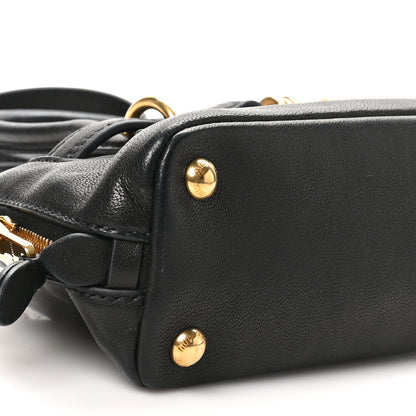 Miu Miu Nappa Mini Aventure Bag Black 8 of 9