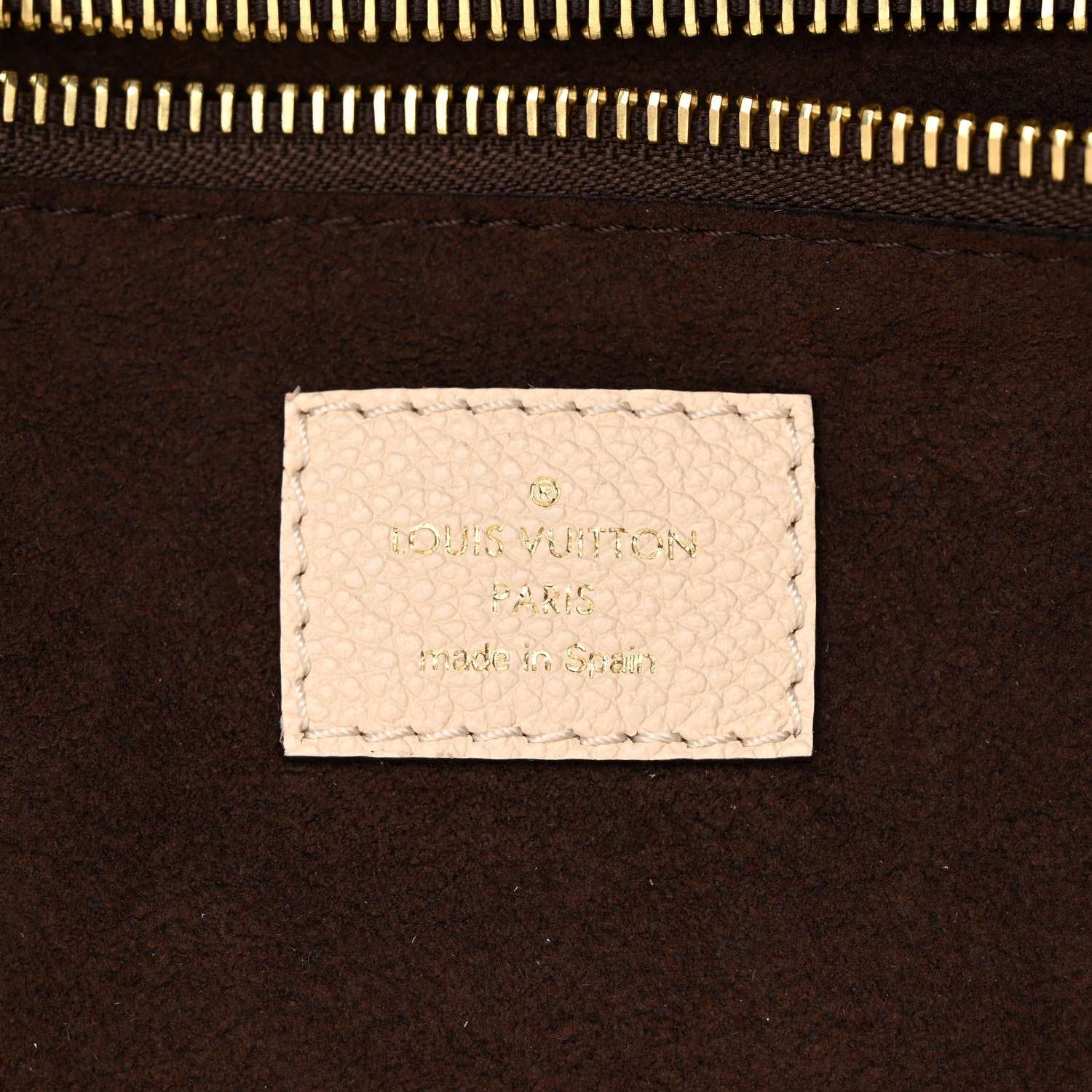Louis Vuitton Empreinte Monogram Giant Neverfull MM Cream 8 of 12