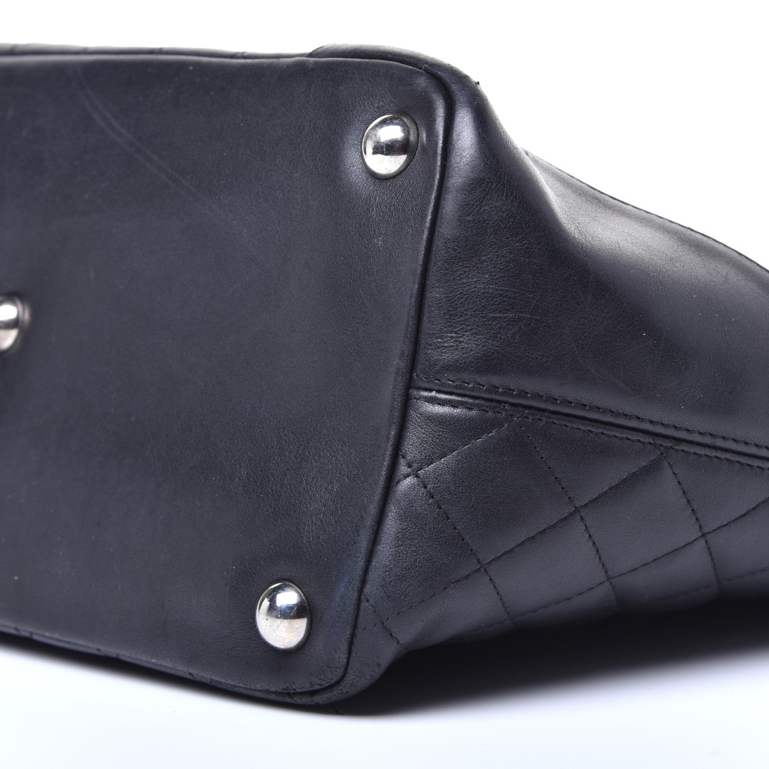 Chanel Calfskin Quilted Large Cambon Tote Black 9 of 12