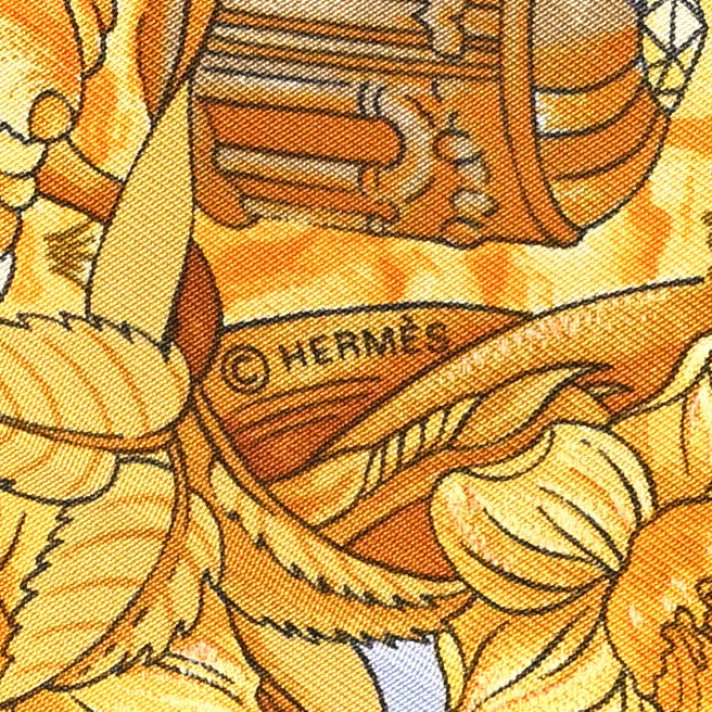Hermes Silk Au Pays De Cocagne Scarf 90 4 of 5