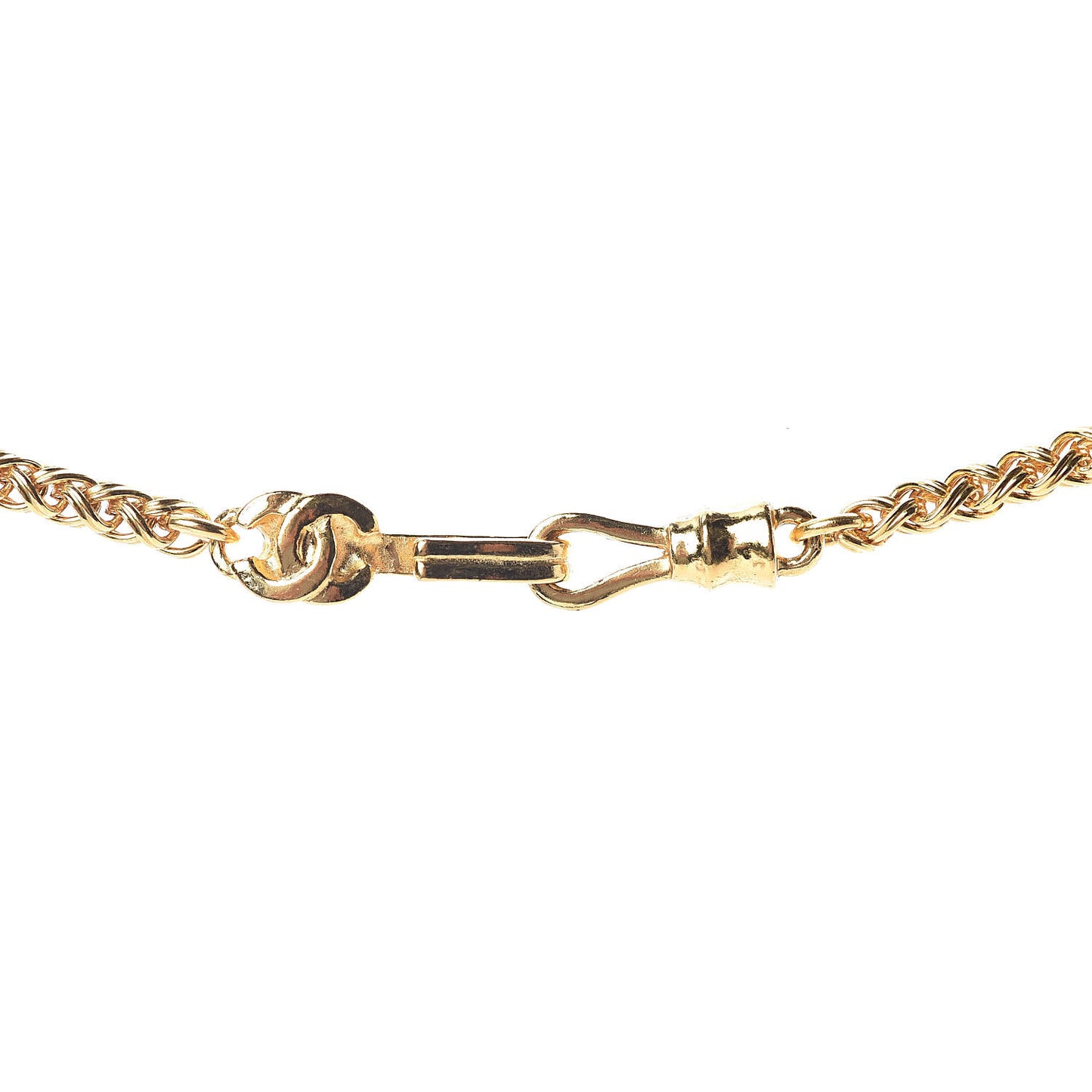 Sphere Chain Long Necklace Gold