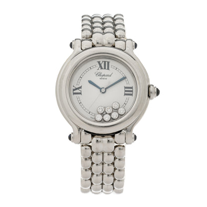 Chopard Stainless Steel 7 Diamond 32mm Happy Sport Quartz Watch 1 of 4