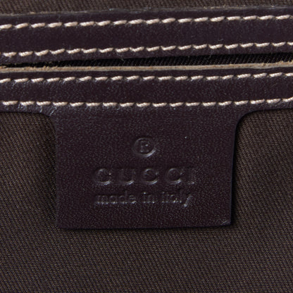 Gucci GG Supreme Monogram Briefcase Dark Brown 7 of 8