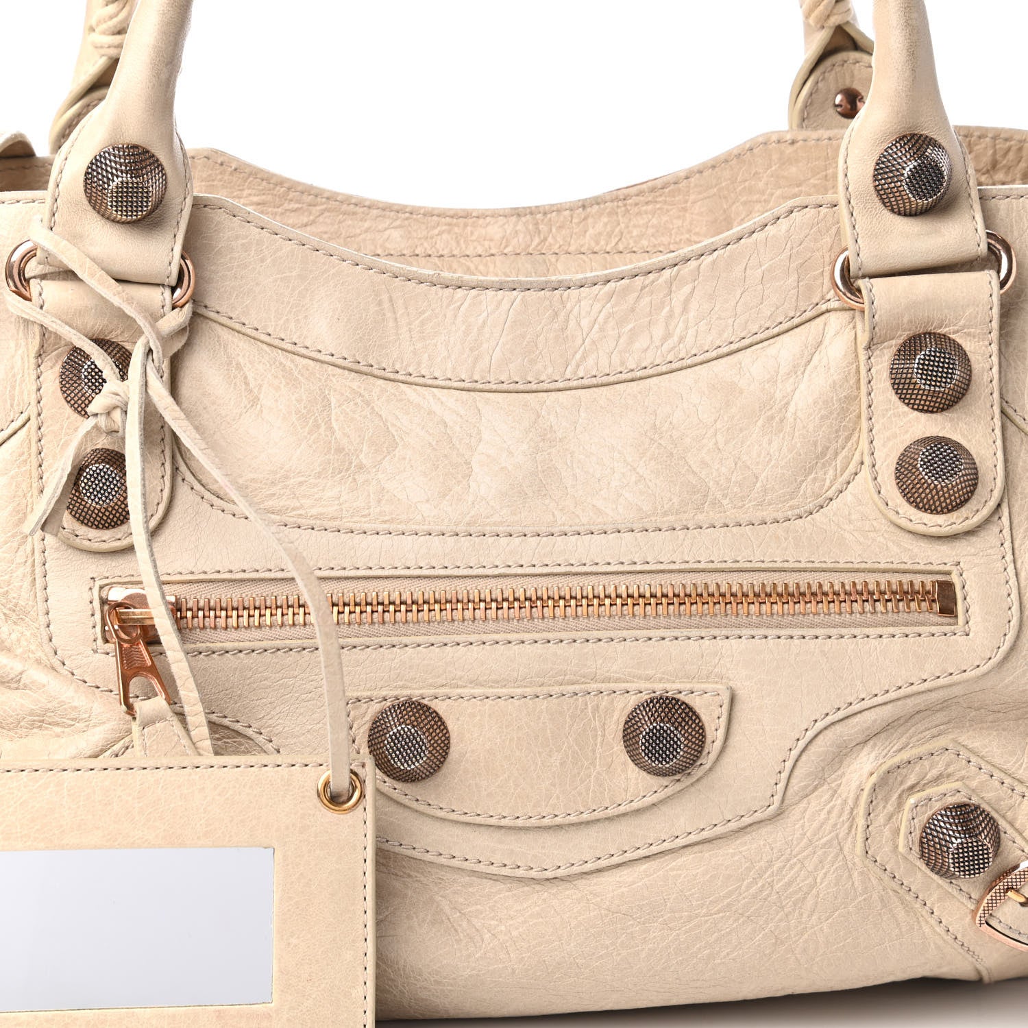 Balenciaga Agneau Giant 21 Rose Gold Hardware City Praline 10 of 16