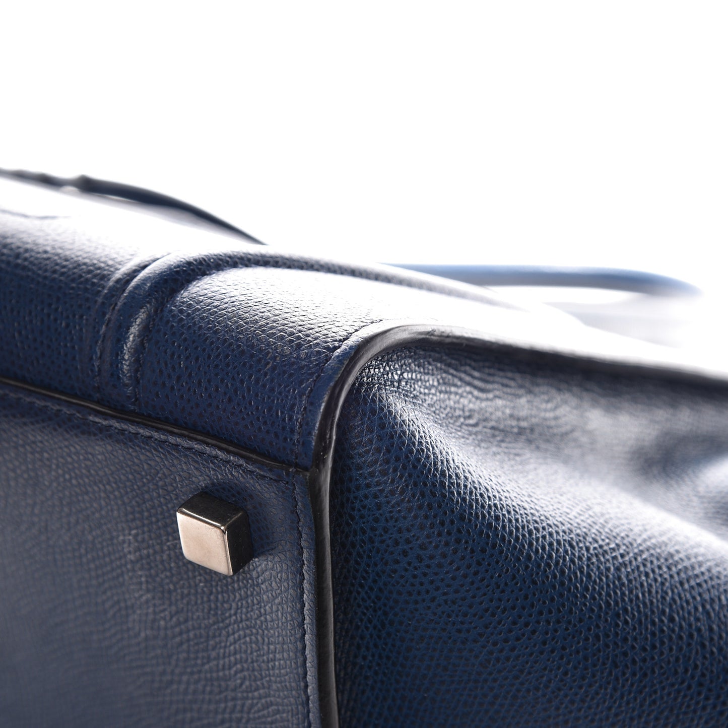 Grained Calfskin Medium Phantom Luggage Indigo