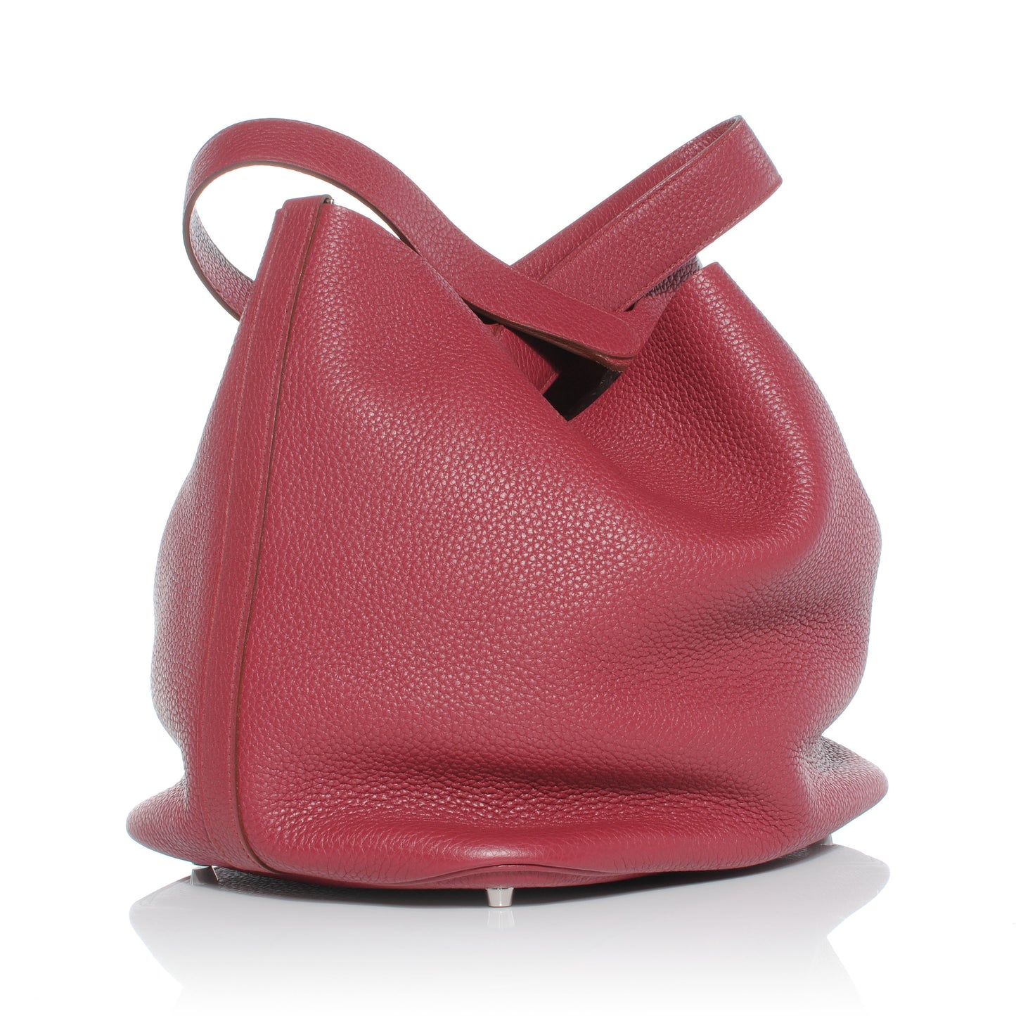 Taurillon Clemence Picotin Lock GM Rubis