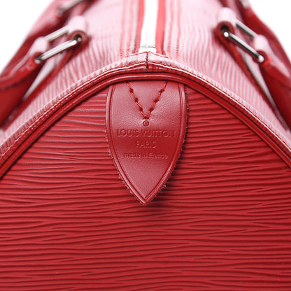 Louis Vuitton Epi Speedy 25 Rouge 7 of 12