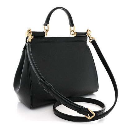 Dolce & Gabbana Dauphine Small Miss Sicily Satchel Black 3 of 10