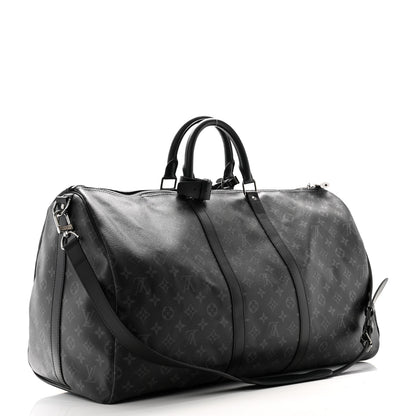 Louis Vuitton Monogram Eclipse Keepall Bandouliere 55 3 of 10