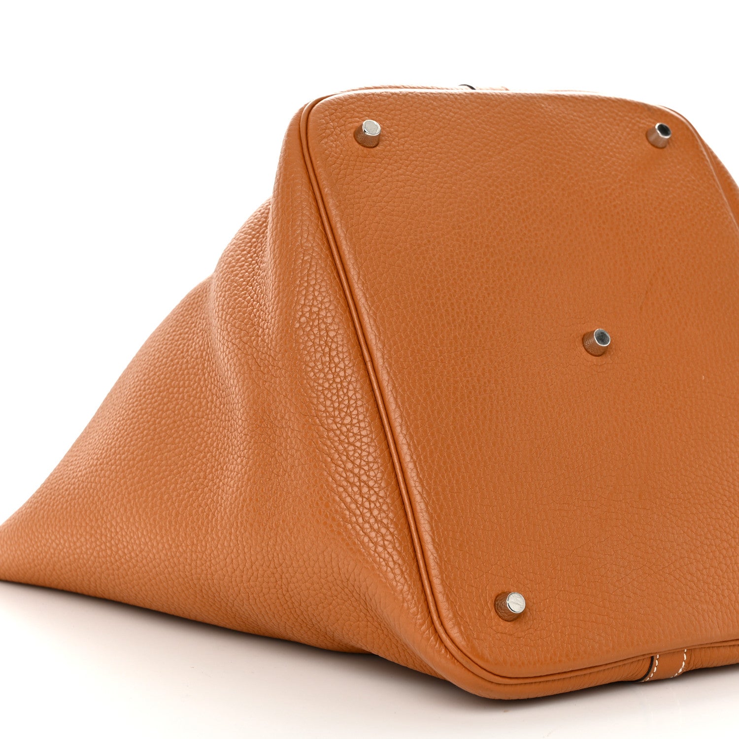 Hermes Taurillon Clemence Picotin Lock 26 GM Gold 9 of 10
