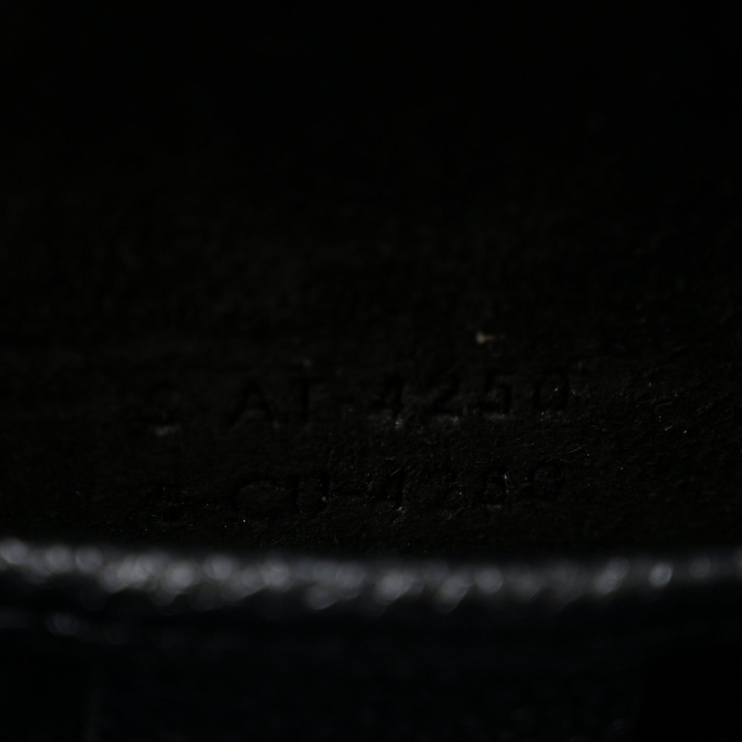 Drummed Calfskin Nano Luggage Black