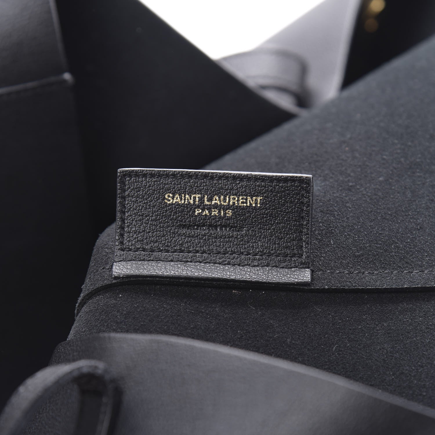 Saint Laurent Calfskin Large Shopping Tote Black 6 of 16
