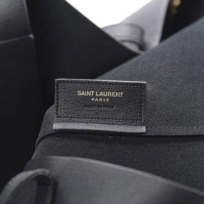 Saint Laurent Calfskin Large Shopping Tote Black 6 of 16