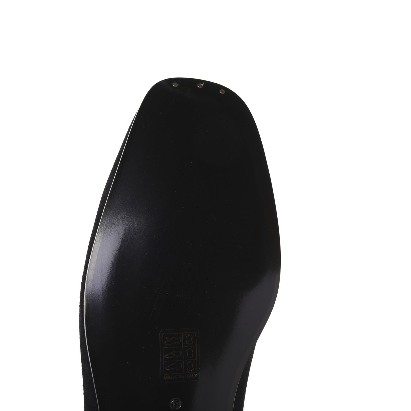 Suede Dragon Embroidered Mens Loafers 11 Black