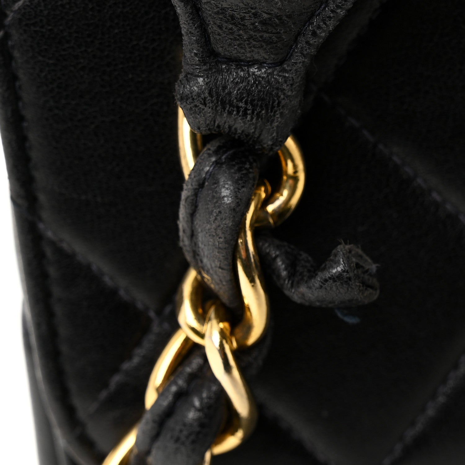 Chanel Lambskin Quilted Medium Single Flap Black 11 of 12