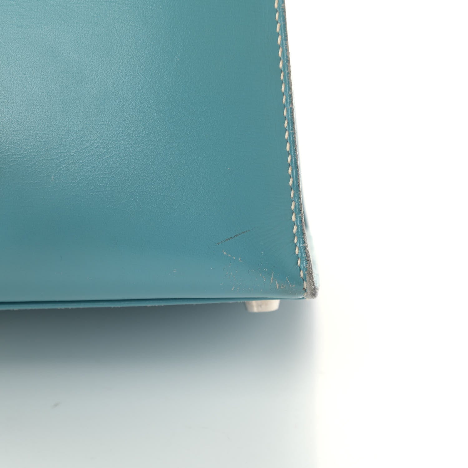 Hermes Box Kelly Sellier 32 Blue Jean 14 of 15
