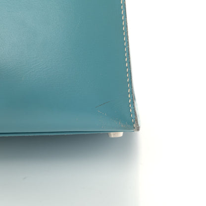 Hermes Box Kelly Sellier 32 Blue Jean 14 of 15