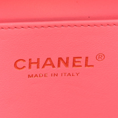 Chanel Caviar Quilted Pick Me Up Mini Vanity Case Pink 8 of 19