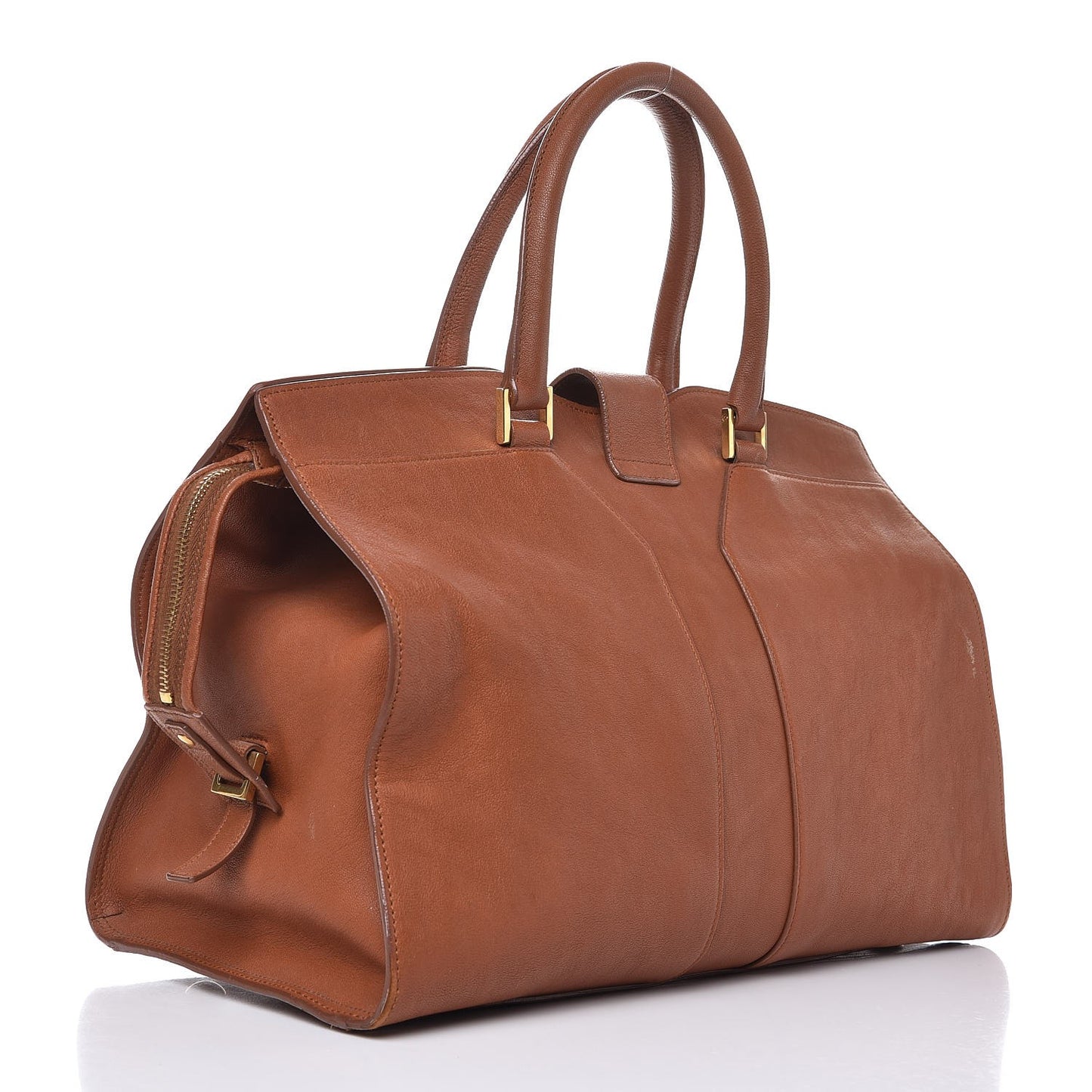 Sheepskin Medium Cabas Chyc Whiskey