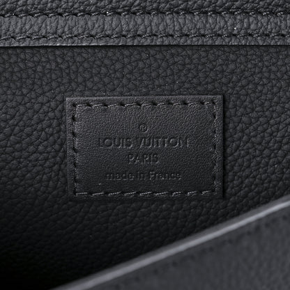 Louis Vuitton Grained Calfskin Aerogram Slingbag Black 6 of 11