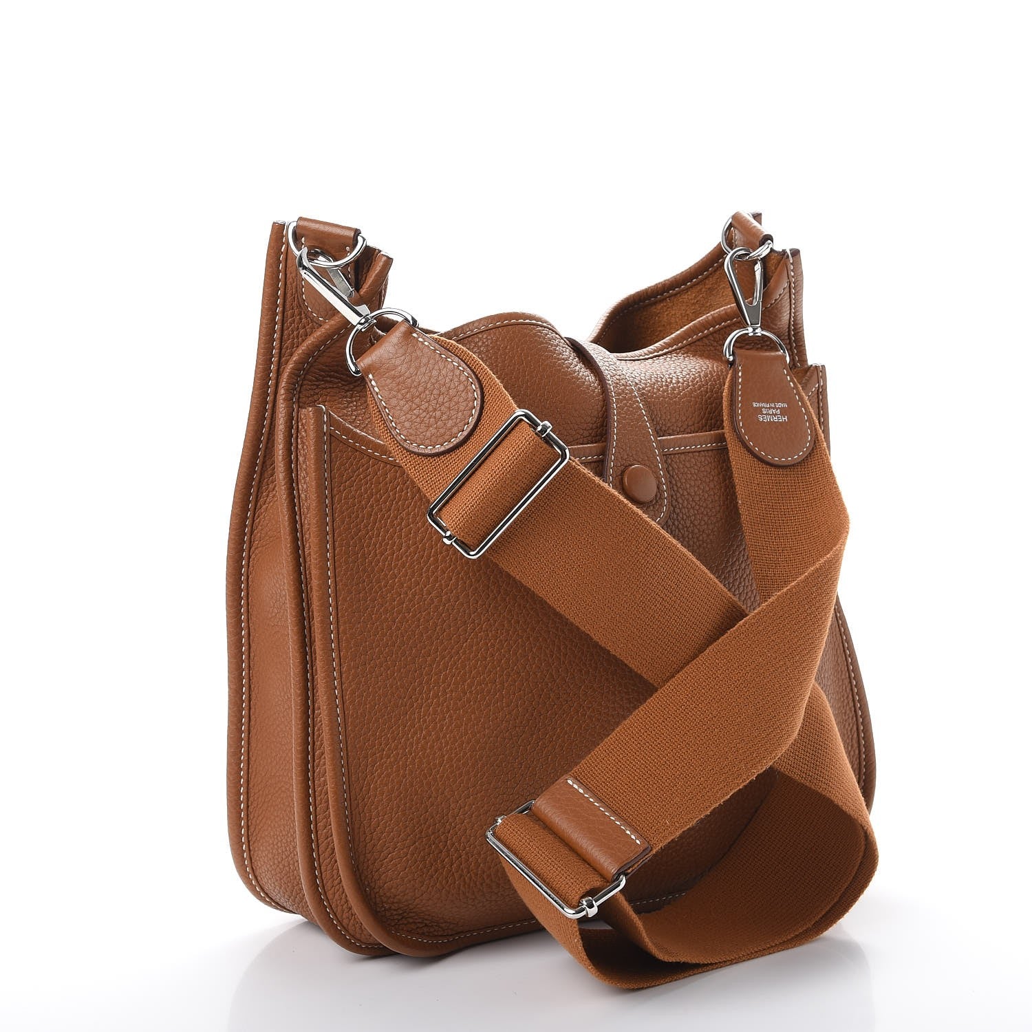 Hermes Taurillon Clemence Evelyne III PM Gold 3 of 9