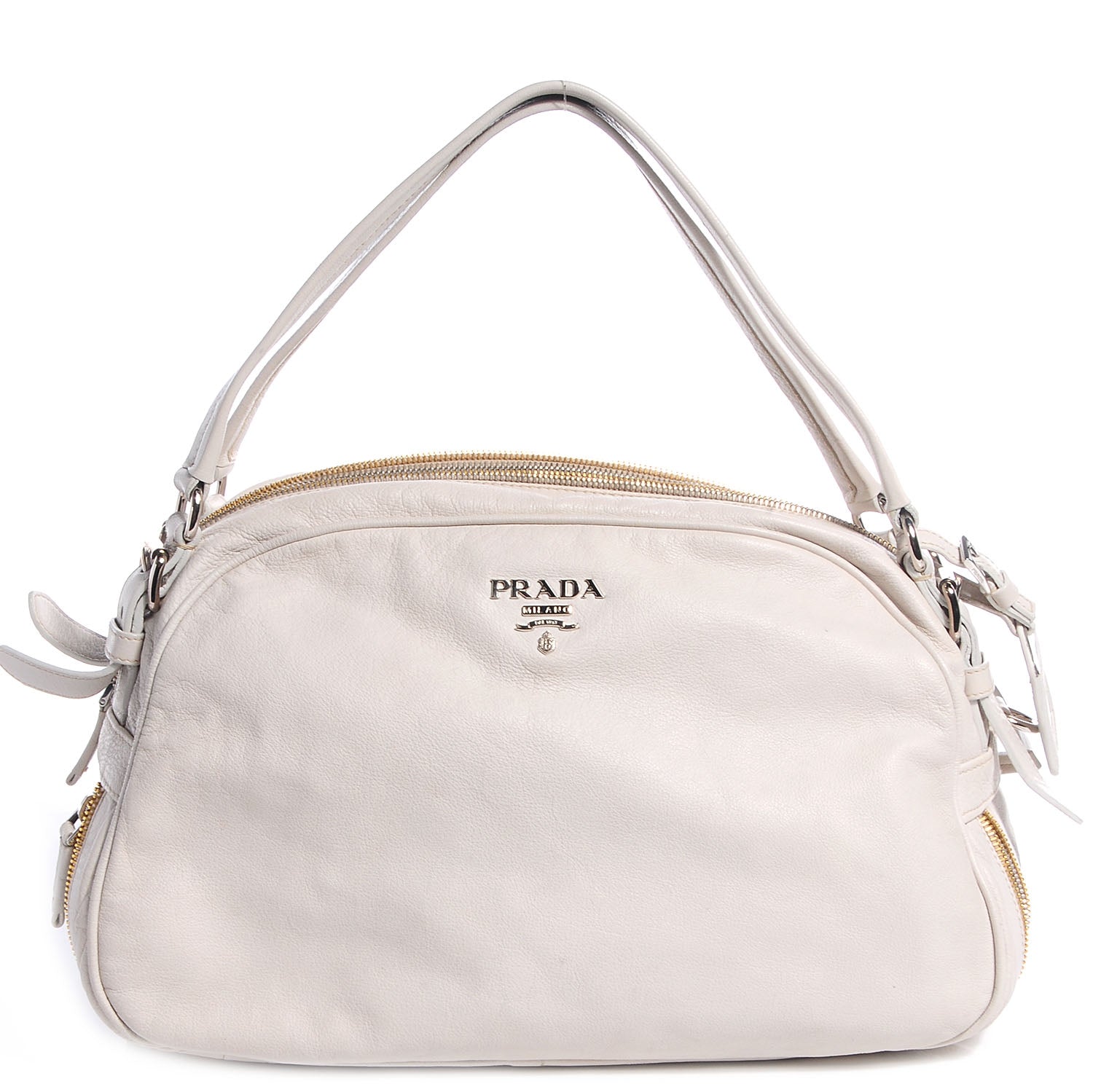 Prada Nappa Handbag Talco 1 of 10