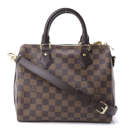 Louis Vuitton Damier Ebene Speedy Bandouliere 25 1 of 10