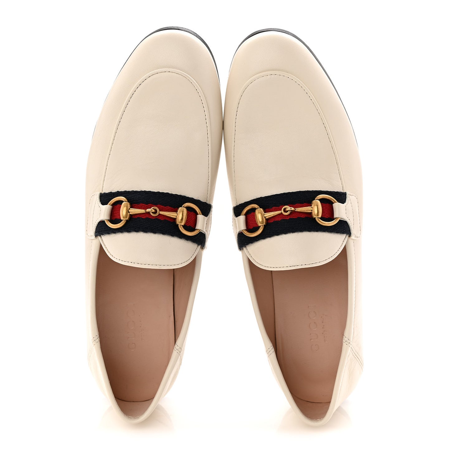 Malaga Kid Web Womens Horsebit Loafers 35 Mystic White