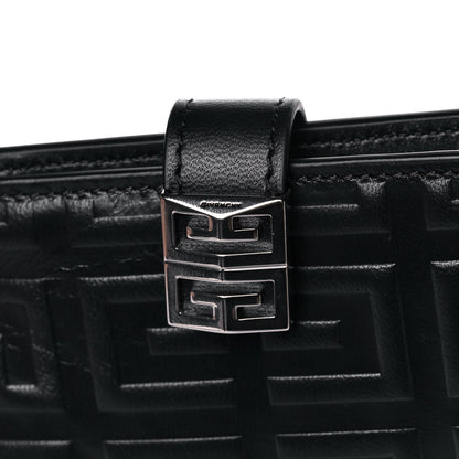 Givenchy Lambskin Logo Embossed 4G High Frequency Card Case Black 5 of 12
