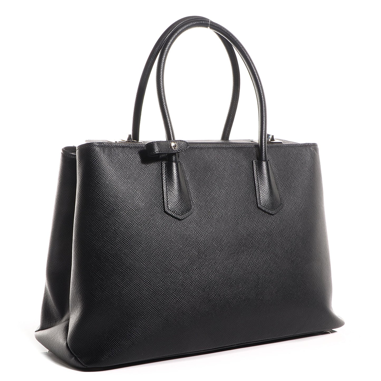 Saffiano Cuir Twin Tote Nero Black