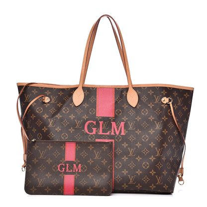 Louis Vuitton Monogram My LV Heritage Neverfull GM Red Magenta 1 of 20